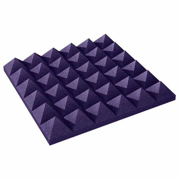 Auralex Acoustics 4 in. StudioFoam Pyramid, 12PK 4" StudioFoam Pyramid